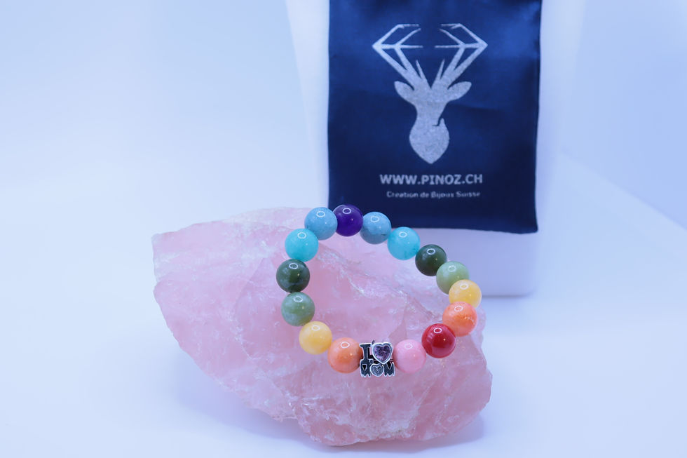 Femme Bracelet 925 Argent Arc-en-ciel (13cm)