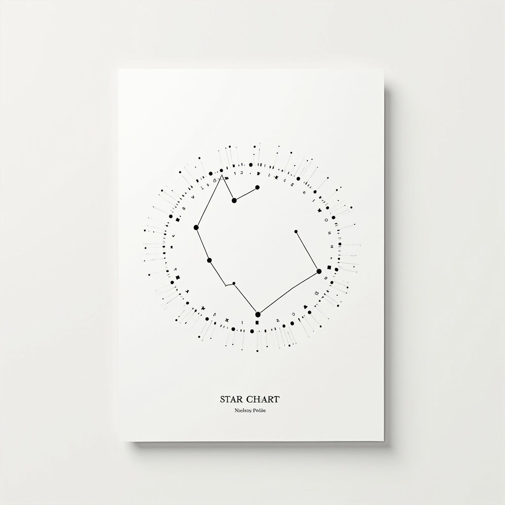 Geometric celestial star chart artwork for the Career deep Vedic astrology reading