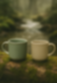 Pastor's Friend Ministry for burnout pastors peaceful two mugs in the forest.