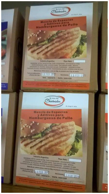 Integral para hamburguesas de pollo