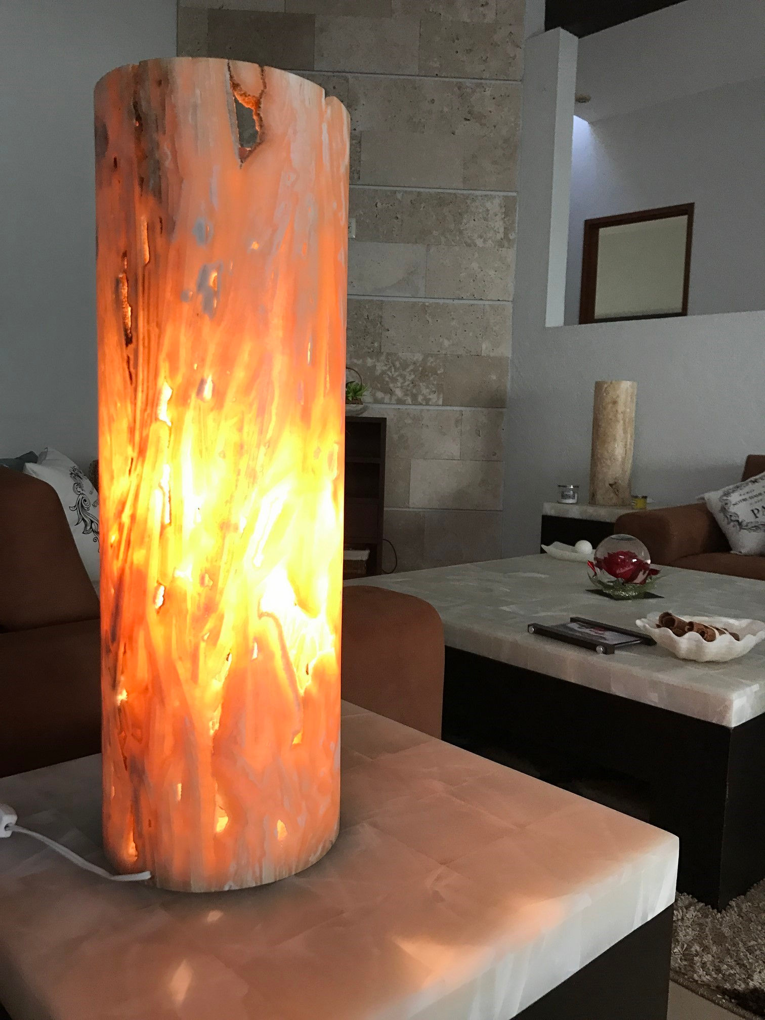 Lamparas de onice monolito