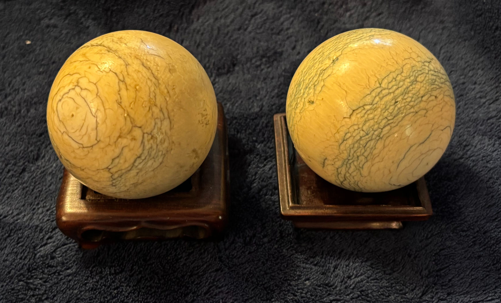 Ivory Billiard Balls