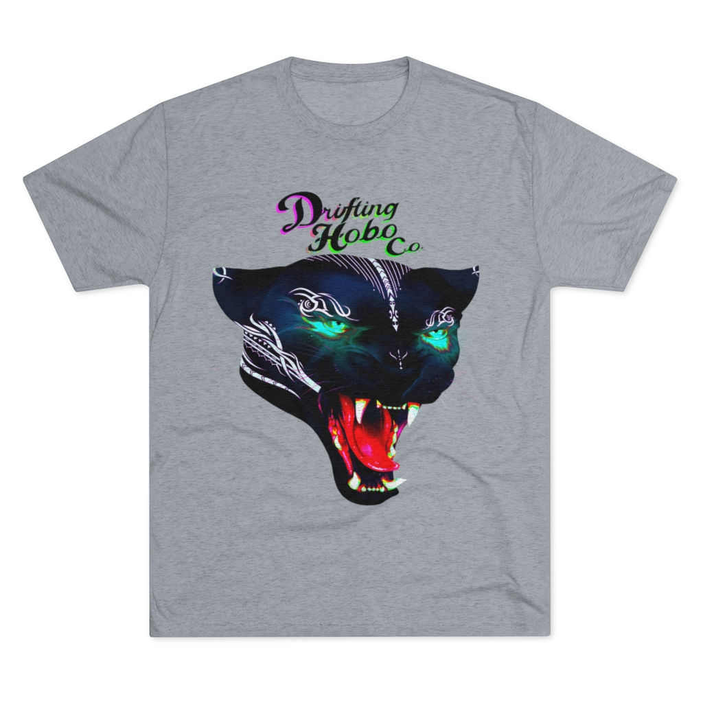 Panther love Tri-Blend Crew Tee