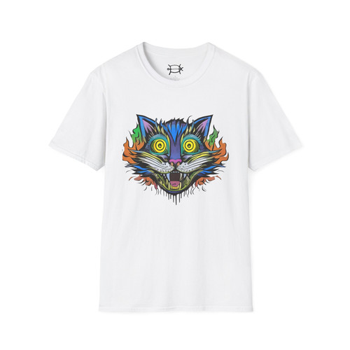 Look Deep into my eyes CAT Softstyle T-Shirt | Drifting Hobo Co.