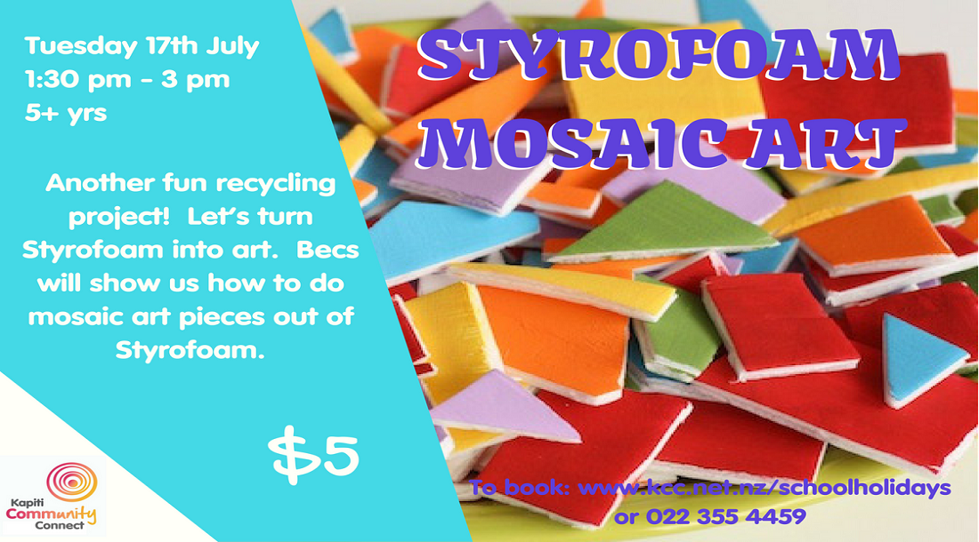 Styrofoam Mosaic Art - 17 July
