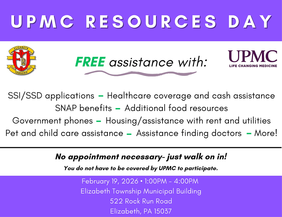 UPMC Resources Day - February 19, 2026