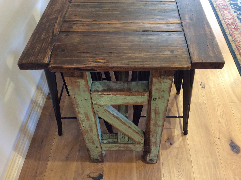 Thumbnail: Antique Industrial  Kitchen Island Bench. Ex Geelong Paper Mill.