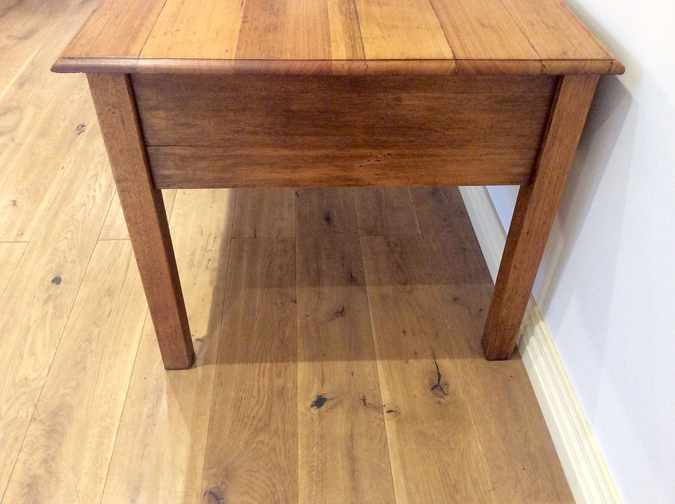Thumbnail: Mid Century Australian Oak  Desk with Four Drawers.