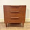 Thumbnail: Danish Style Mid Century Three Drawer Bedside Cabinet. Circa 1960 - 70
