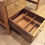 Thumbnail: Mid Century Industrial Fred Ward Solid Oak Desk.