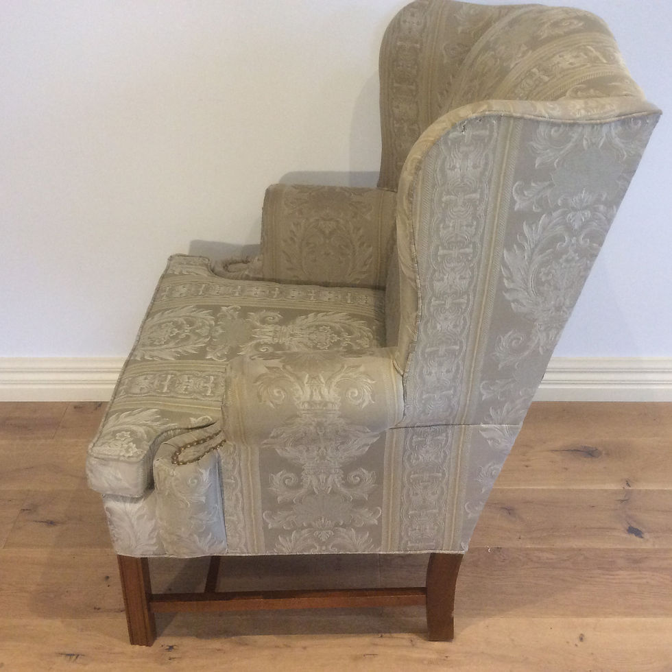 Thumbnail: Mid Century Modrn Wing Back Arm Chair