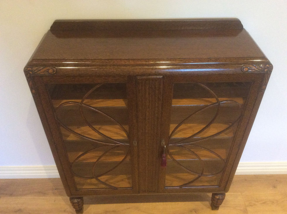 Thumbnail: French Oak Display Cabinet