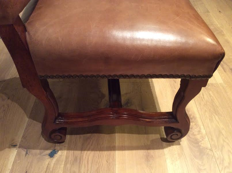 Thumbnail: Ralph Lauren Leather Dining Chair