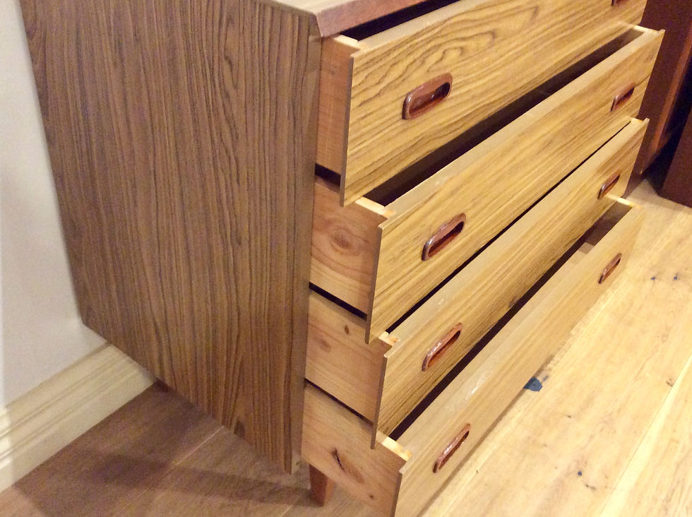 Thumbnail: Mid Century Danish Style Four Drawer Chest. Circa 1960