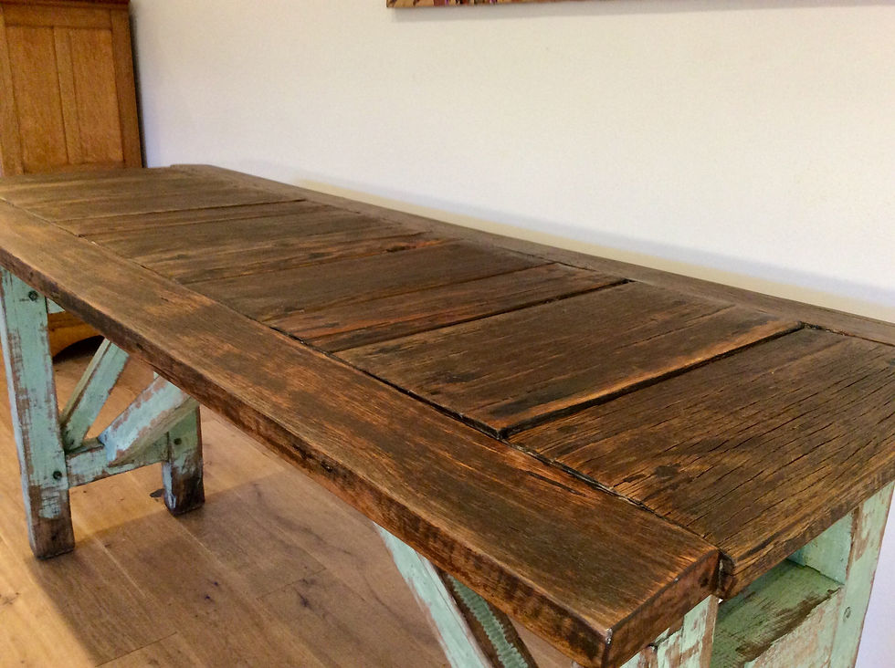 Thumbnail: Antique Industrial  Kitchen Island Bench. Ex Geelong Paper Mill.