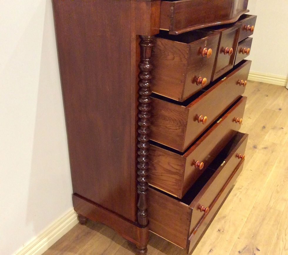 Thumbnail: A9003 Restored Cotton Reel Eight Drawer Cedar Chest