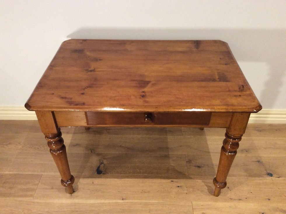 Thumbnail: Restored Victorian Pine Single Drawer Table/Desk.
