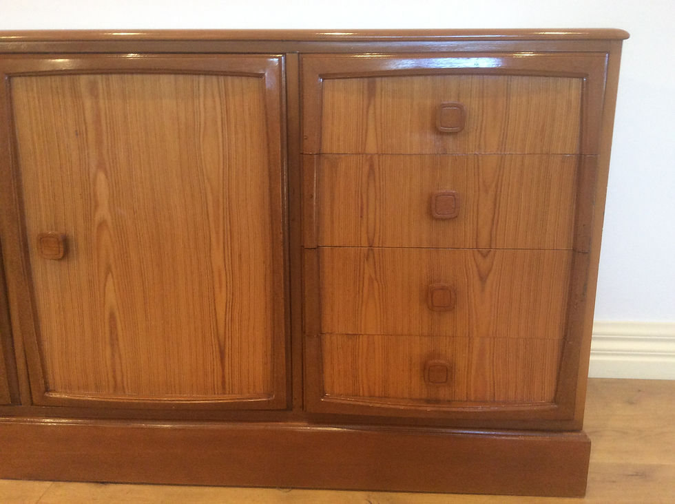 Thumbnail: Large Mid Century Australian Made Teak Sideboard.