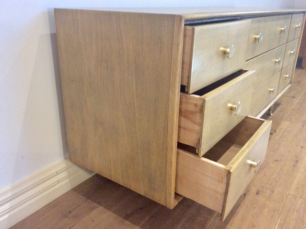 Thumbnail: Restored 1960s Alrob Sideboard with Nine Drawers. Circa 1960