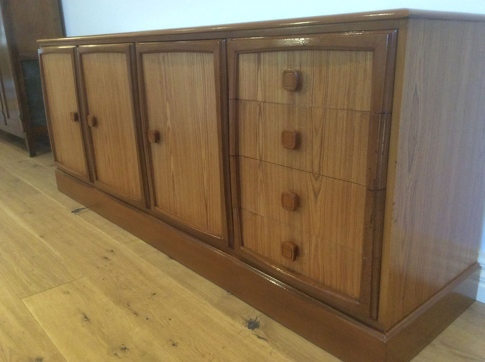 Thumbnail: Large Mid Century Australian Made Teak Sideboard.