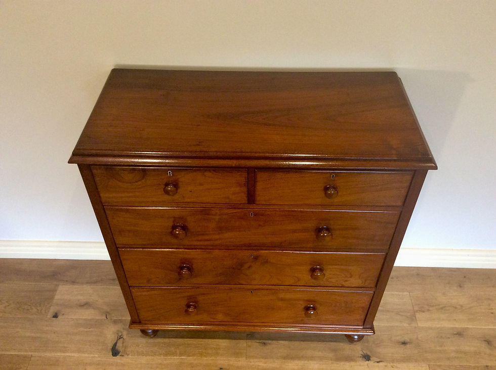 Thumbnail: Restored Victorian Five Drawer Cedar Chest Circa 1900.