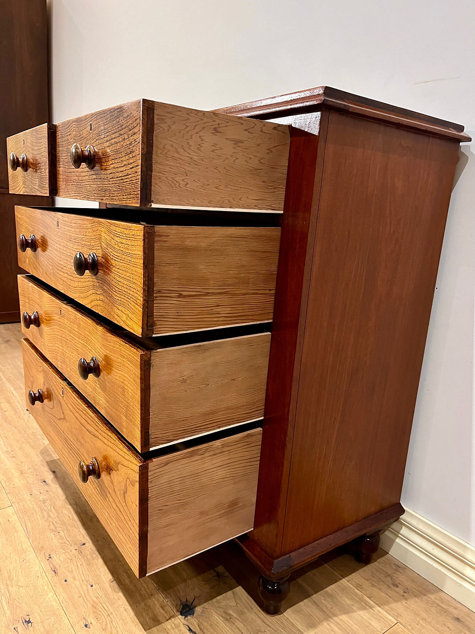 Thumbnail: A9066 - Restored Edwardian Red Cedar Five Drawer Chest.