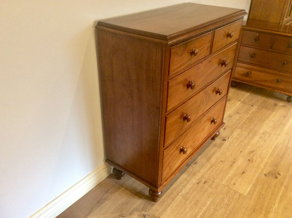 Thumbnail: Completely Restored Victorian Five Drawer Cedar Chest Circa 1900.
