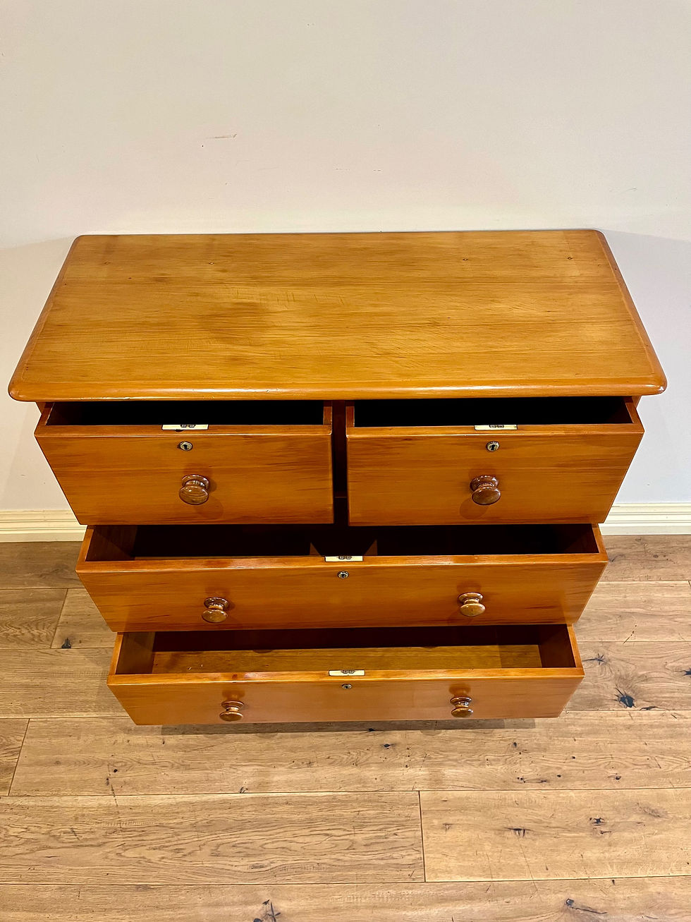 Thumbnail: Myrtle Four Drawer Chest with Drawer Locks