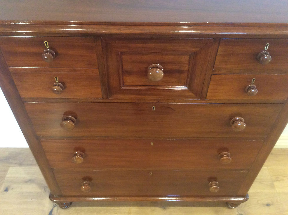 Thumbnail: Impeccably Restored Victorian Cedar Seven Drawer Chest