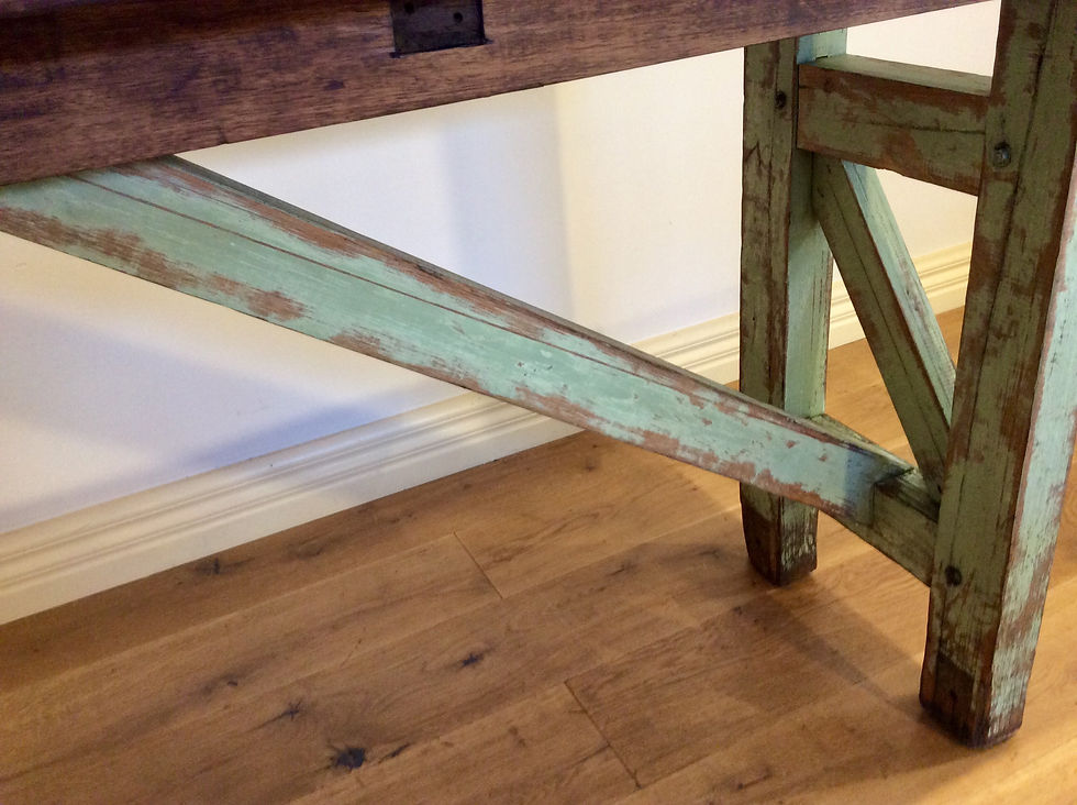 Thumbnail: Antique Industrial  Kitchen Island Bench. Ex Geelong Paper Mill.