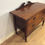 Thumbnail: Arts & Crafts Blackwood Three Drawer Cabinet on Rolling Castors.