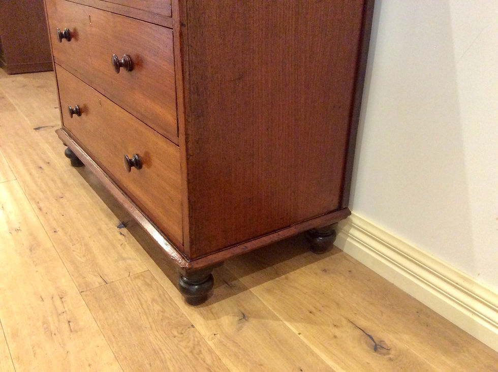 Thumbnail: A8016 – Large Victorian Mahogany Five Drawer Chest.