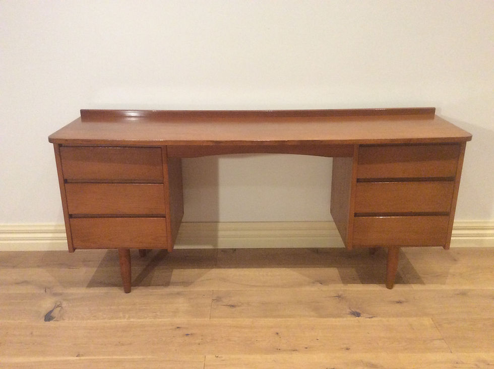 Mid Century Moderntone Low Line Teak Dressing Table