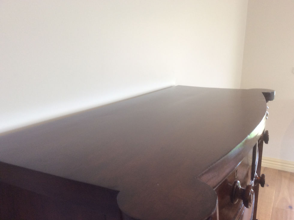 Thumbnail: Regency Flame Mahogany Chest of Drawers