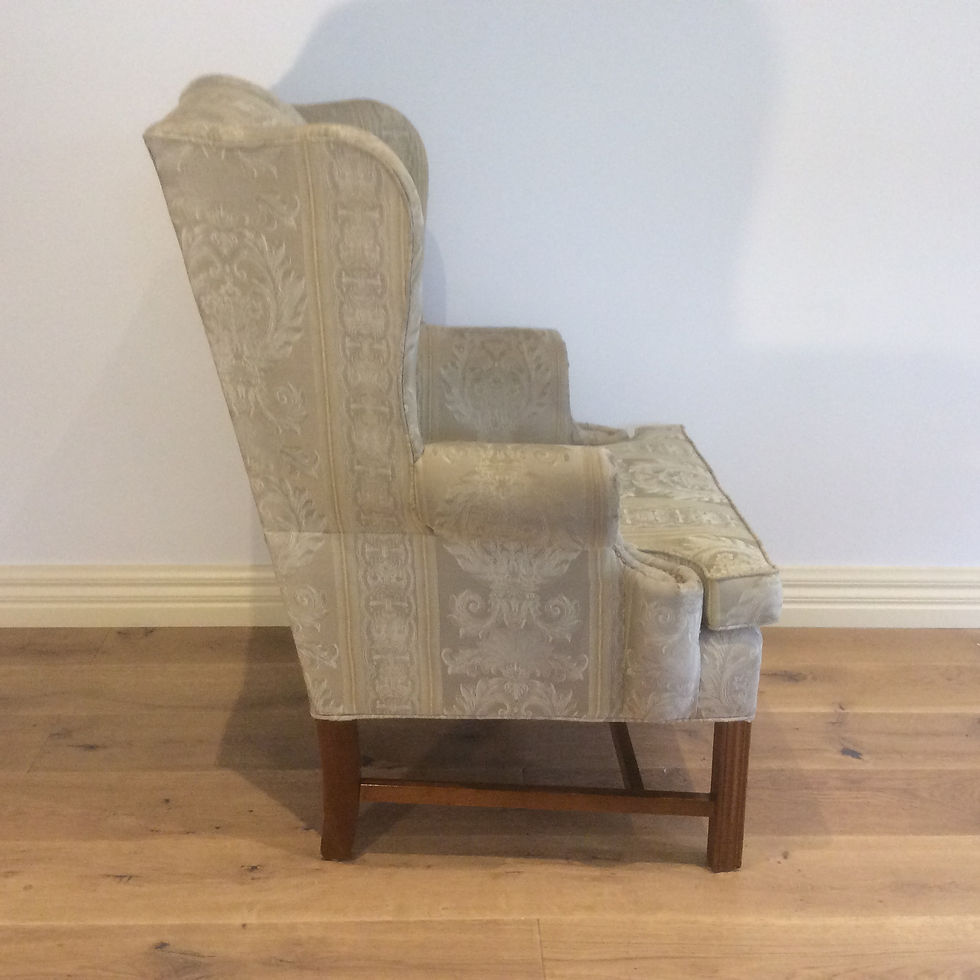Thumbnail: Mid Century Modrn Wing Back Arm Chair