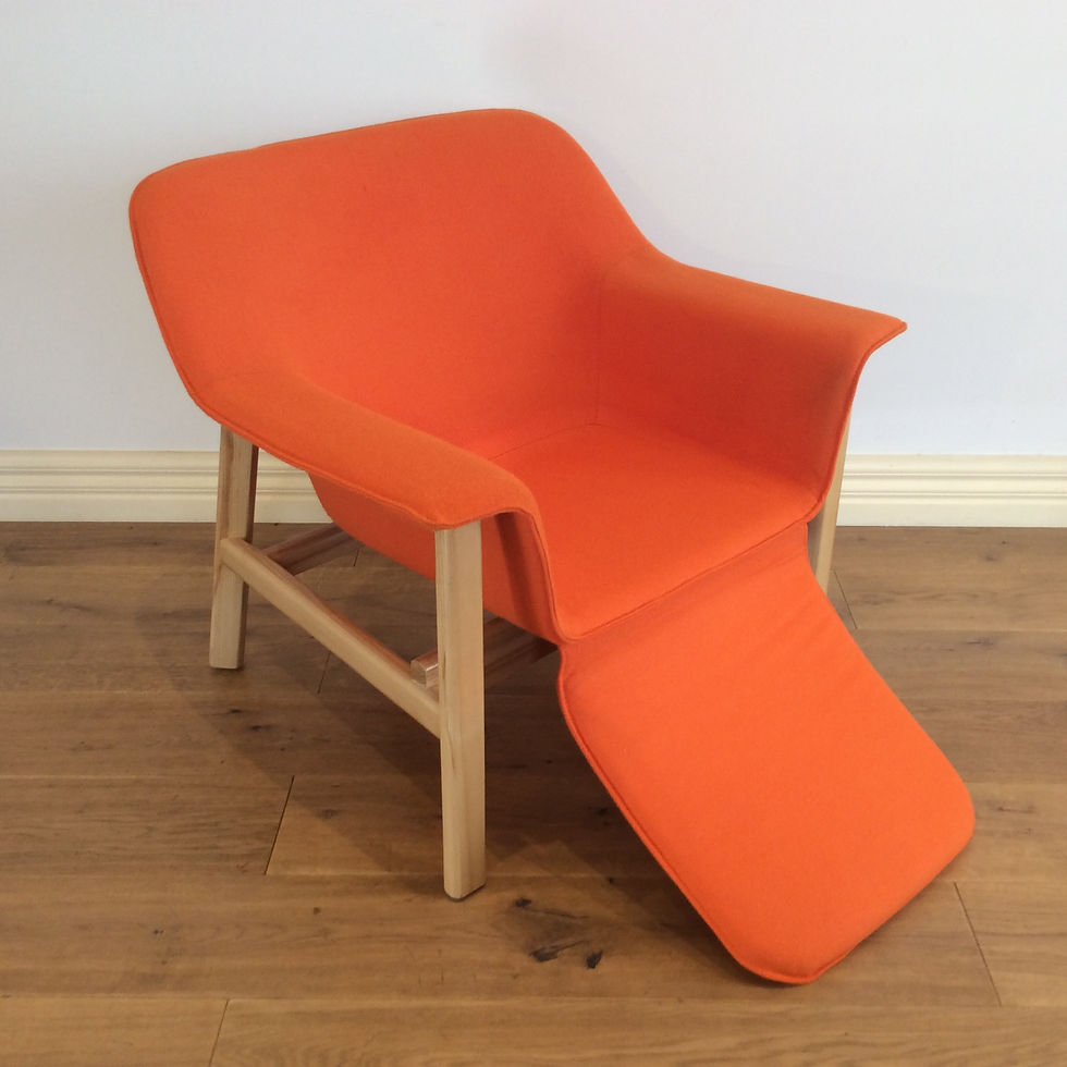 Mid Century Scandinavian Style Tub Armchair.