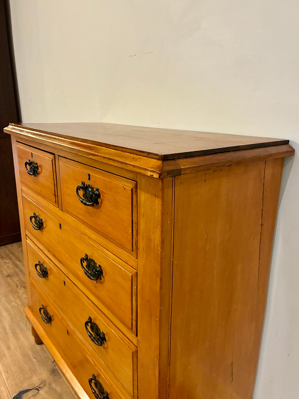 Thumbnail: A9114 Restored Five Drawer Edwardian Kauri Dresser. 
