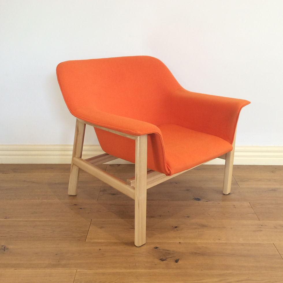 Mid Century Scandinavian Style Tub Armchair.
