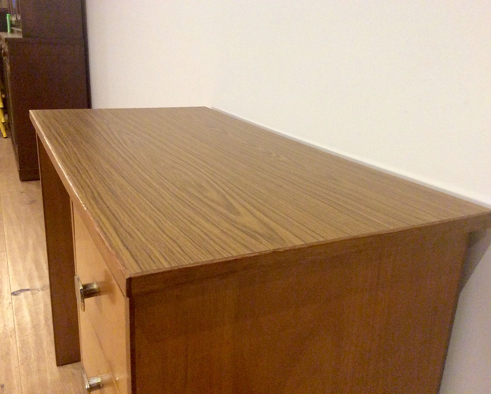 Thumbnail: M8022 - Mid Century Alrob Style Three Drawer Desk.
