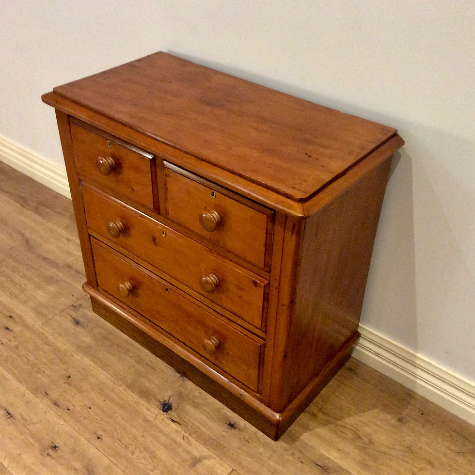 Thumbnail: A9004 Edwardian Kauri Pine Four Drawer Chest.