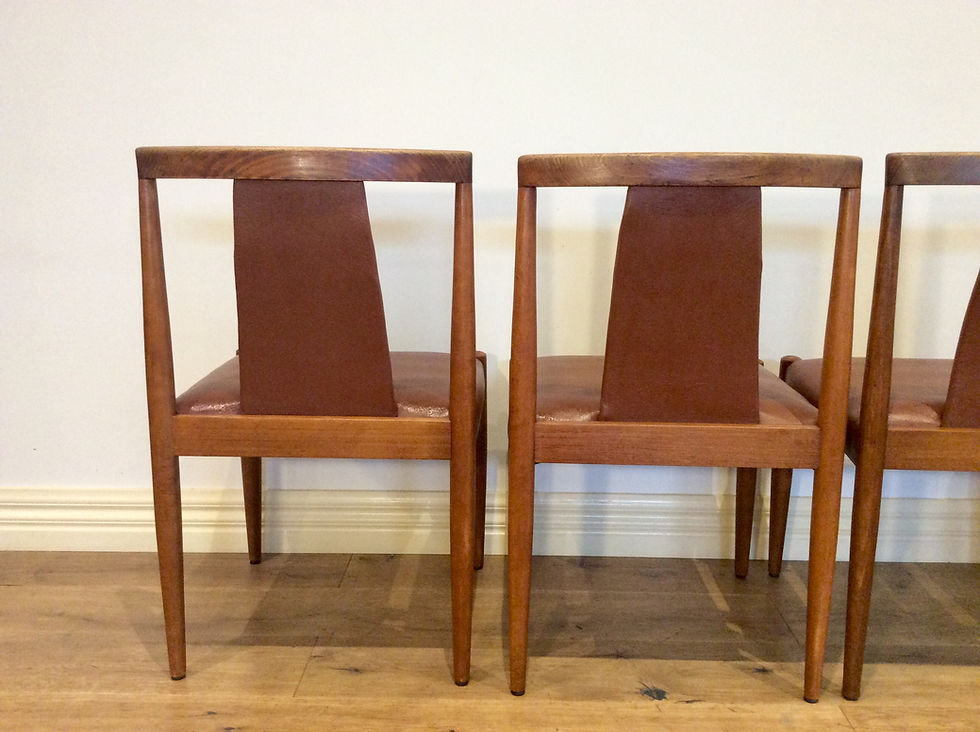 Thumbnail: Mid Century Australian Made Dining Chairs. Parker Furniture