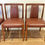 Thumbnail: Four Mid Century Modern Parker Dining Chairs.