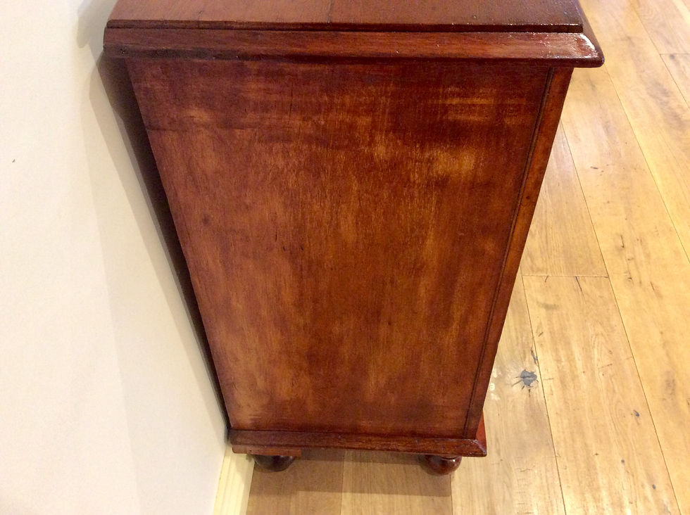 Thumbnail: Small Victorian Cedar Four Drawer Chest.