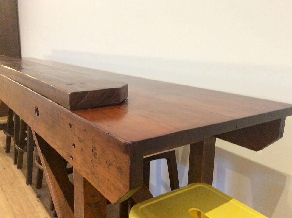 Thumbnail: Antique Industrial Oregon Kitchen Island Bench 11