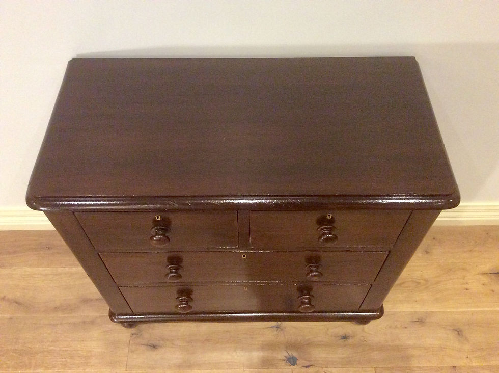 Thumbnail: Australian Cedar Chest of Four Drawers. Circa 1890