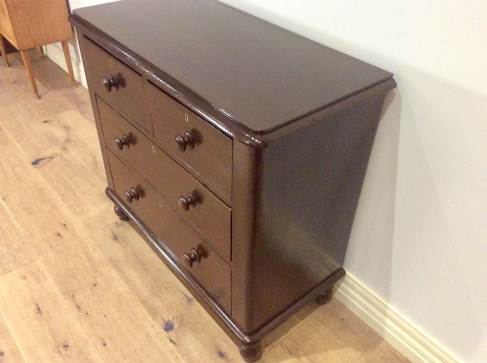 Thumbnail: Australian Cedar Chest of Four Drawers. Circa 1890