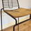 Thumbnail: Vintage Industrial Wire and Hardwood Bar Stool.