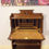 Thumbnail: Arts and Crafts Inspired Antique Drop Front Secretaire with Bookshelves.