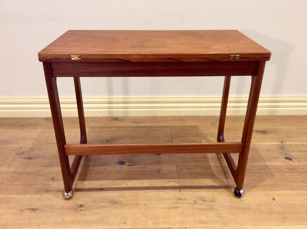Thumbnail: Mid Century McIntosh Folding Teak Occasional Table.