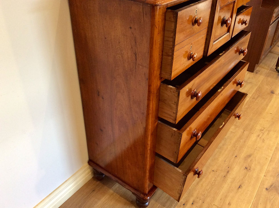 Thumbnail: Victorian Cedar Seven Drawer Chest. Circa 1890.